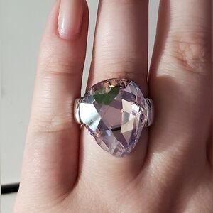 Swarovski Pink Helios Ring Size 6.5